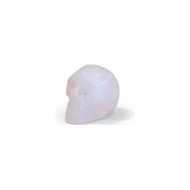 Escultura De Amatista En Forma De Craneo 2cm De Alto Cuarzo Rosa by HEREJE