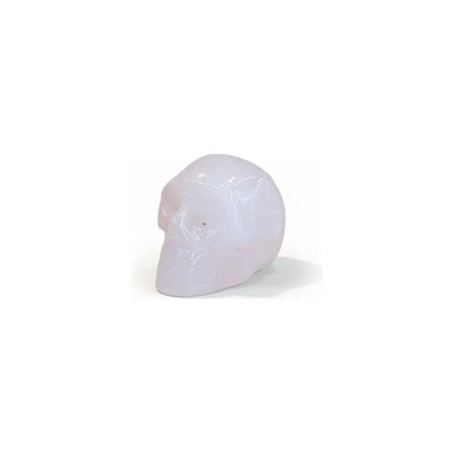 Escultura De Amatista En Forma De Craneo 2cm De Alto Cuarzo Rosa by HEREJE