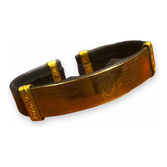 Brazalete Padre Nuestro Latín Tipo Piel