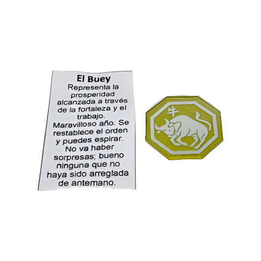 Buey Chino Amuleto 3cm