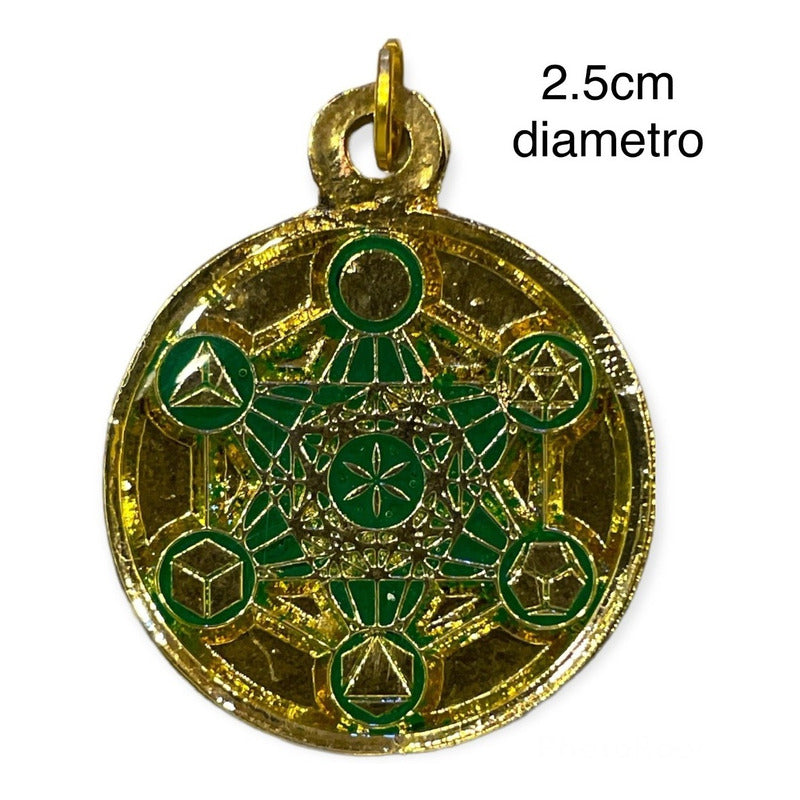 Metatron Dije Encapsulado 2.5 Diametro