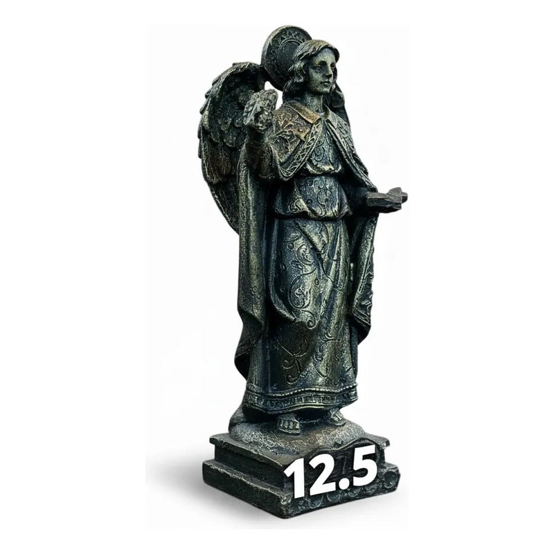 Arcángel Estatua De Resina De 12.5 Cm De Altura Oro Viejo Zadquiel by HEREJE