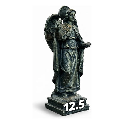 Arcángel Estatua De Resina De 12.5 Cm De Altura Oro Viejo Zadquiel by HEREJE