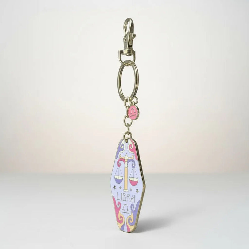 Llavero Zodiacal Hereje Diseño Astrológico Original Libra