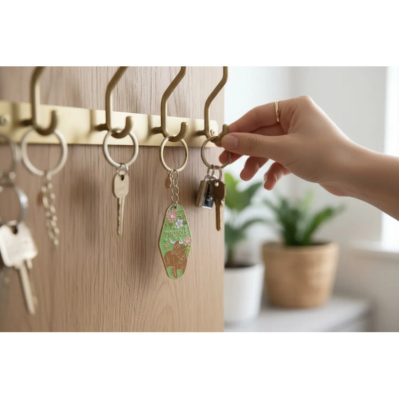 Llavero Zodiacal Hereje Diseño Astrológico Original Tauro