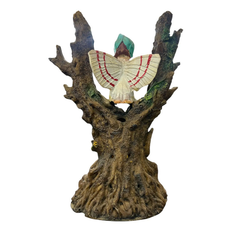 Porta Inciensos En Forma De Arbol Artesanales Arbol Con Hada 18 Cm Árbol Con Hada by HEREJE