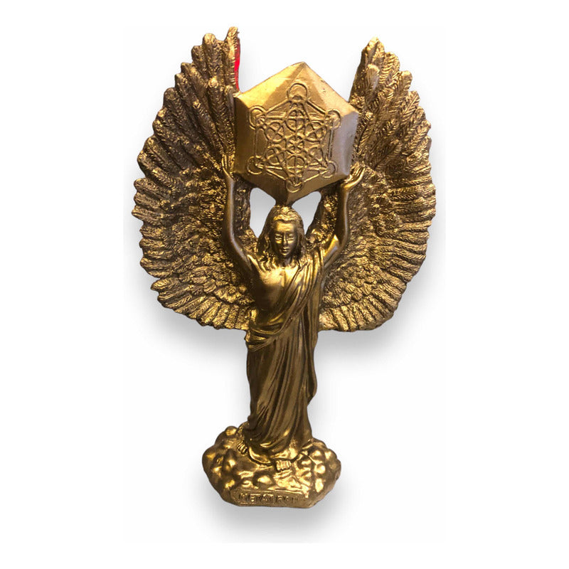 Metatron 22cm Bronce Figura De Resina