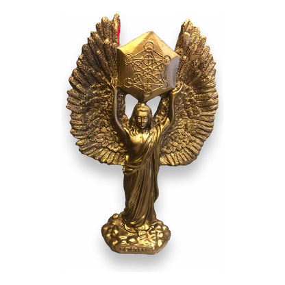 Metatron 22cm Bronce Figura De Resina