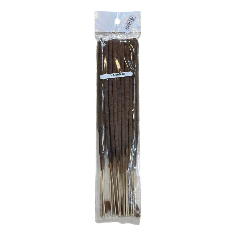 Incienso Artesanal 20 Varitas Gruesas Aroma A Elegir Naranja by HEREJE