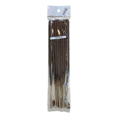 Incienso Artesanal 20 Varitas Gruesas Aroma A Elegir Naranja by HEREJE