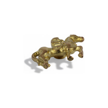 Caballo Con Mono O Mosca Amuleto Para Feng Shui 3 Cm Mono