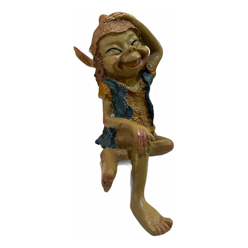 Elfos De La Abundancia Figura De Resina 10.5 Cm