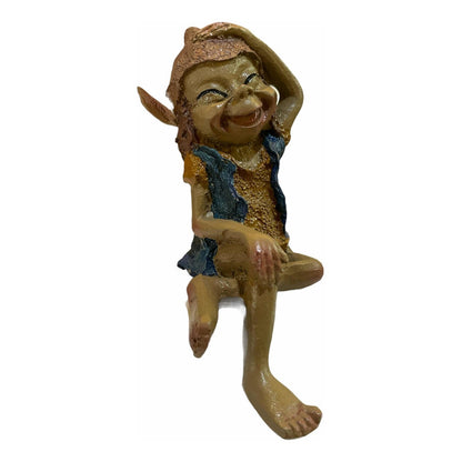 Elfos De La Abundancia Figura De Resina 10.5 Cm