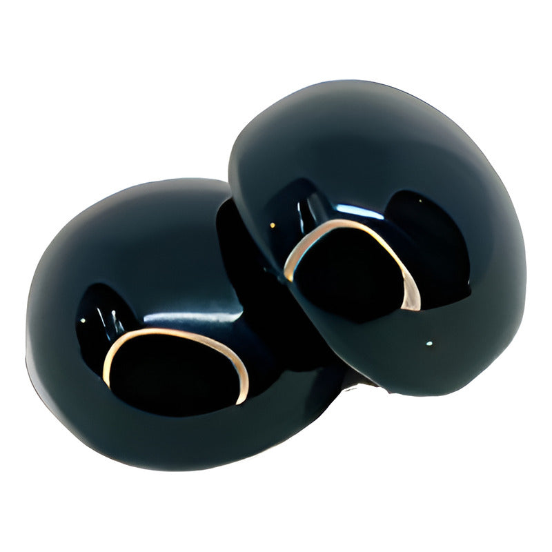 Ombliguera Artesanal De Obsidiana Negra Única