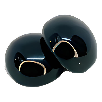 Ombliguera Artesanal De Obsidiana Negra Única