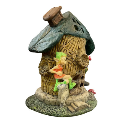 Porta Inciensos En Forma De Arbol Artesanales Casa Elfos 23.5 Cm Artesanales by HEREJE