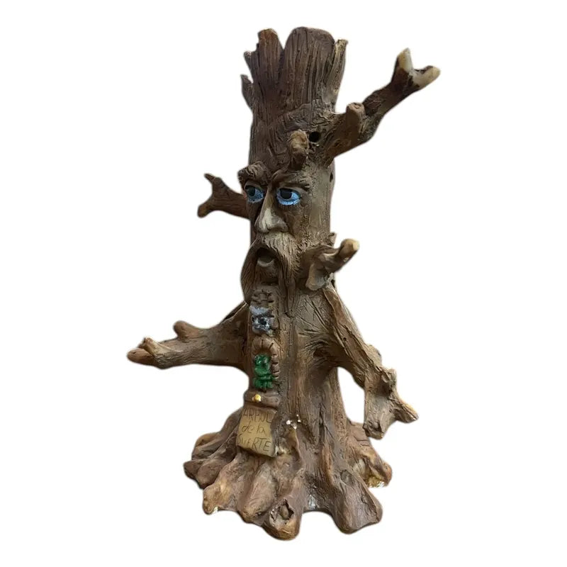 Porta Inciensos En Forma De Arbol Artesanales Arbol De La Suerte 14 Cm Artesanal by HEREJE