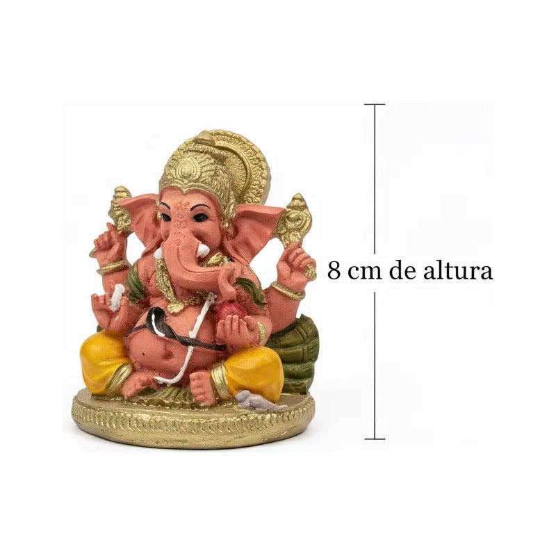 Ganesh Figura De Resina De 8 Cm De Atura Nude