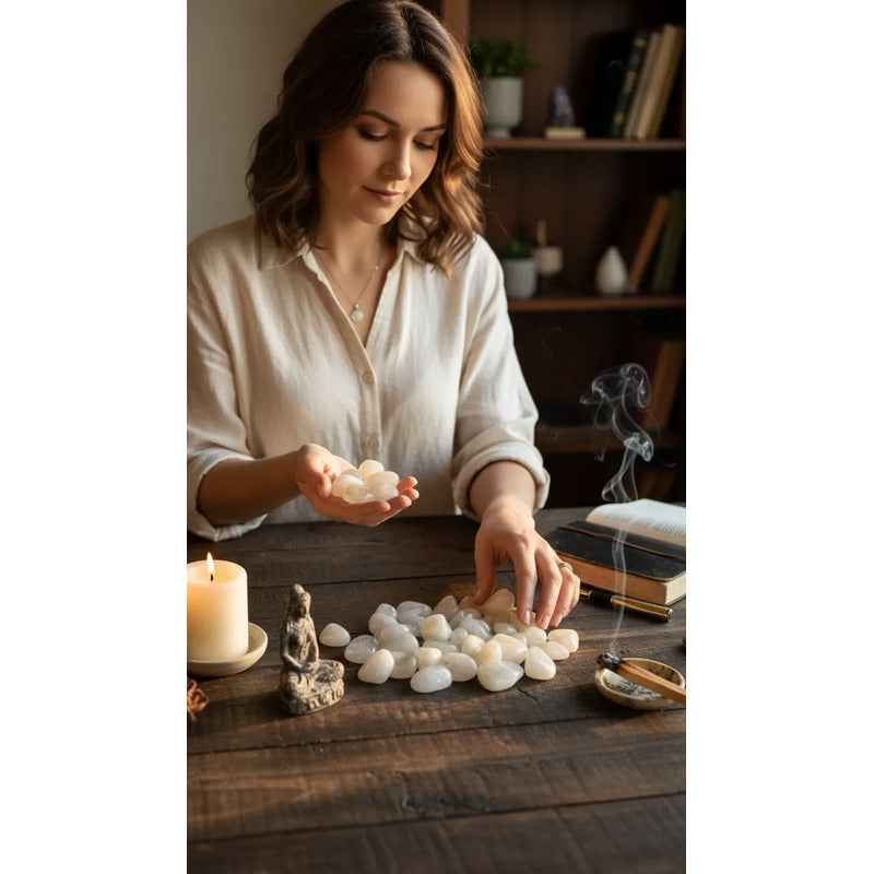 Piedras Semipreciosas Naturales Hereje Peso Variado 200 Gr. Citrino
