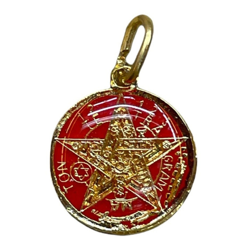 Pentagrama O Tetragramatón Ritualizado 7 Metales Visibles