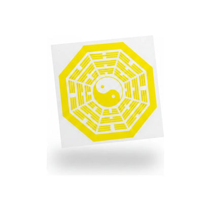 Bagua Vinilo Sticker 5 Cm X 5 Cm Amarillo by HEREJE