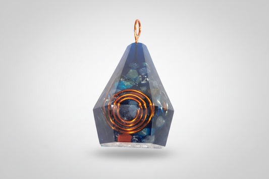 Orgonita Colgante Prisma Dije Limpia La Energía Amuleto