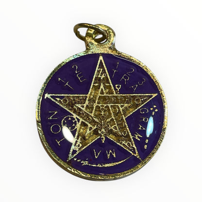 7 Potencias Dije Encapsulado y Tetragramaton al reverso