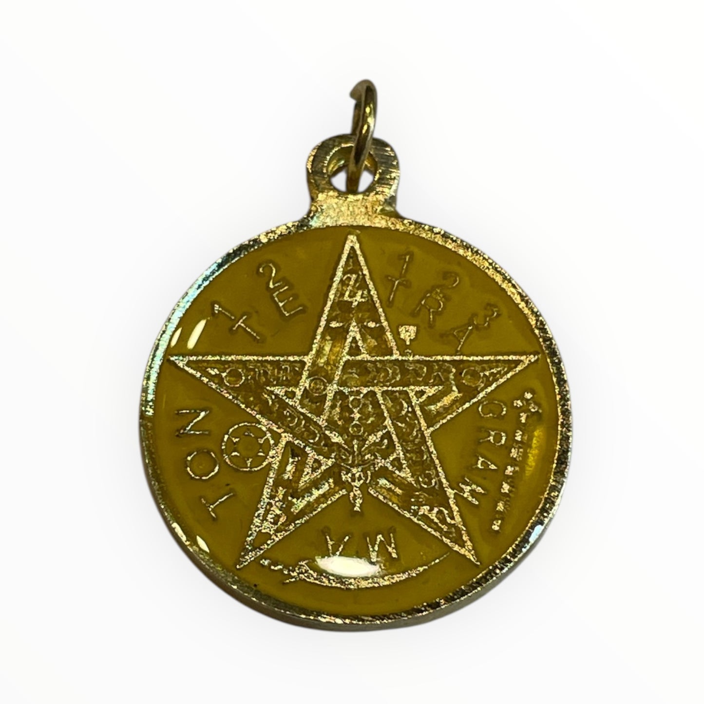 7 Potencias Dije Encapsulado y Tetragramaton al reverso
