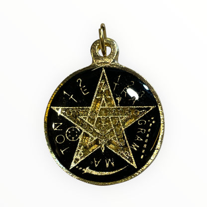 7 Potencias Dije Encapsulado y Tetragramaton al reverso