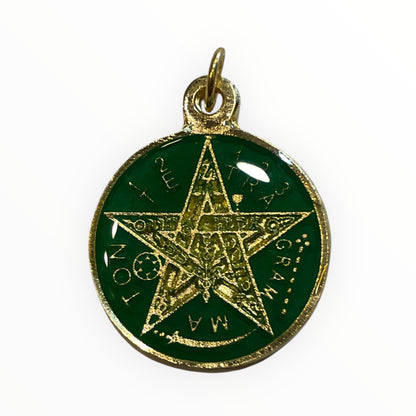 7 Potencias Dije Encapsulado y Tetragramaton al reverso