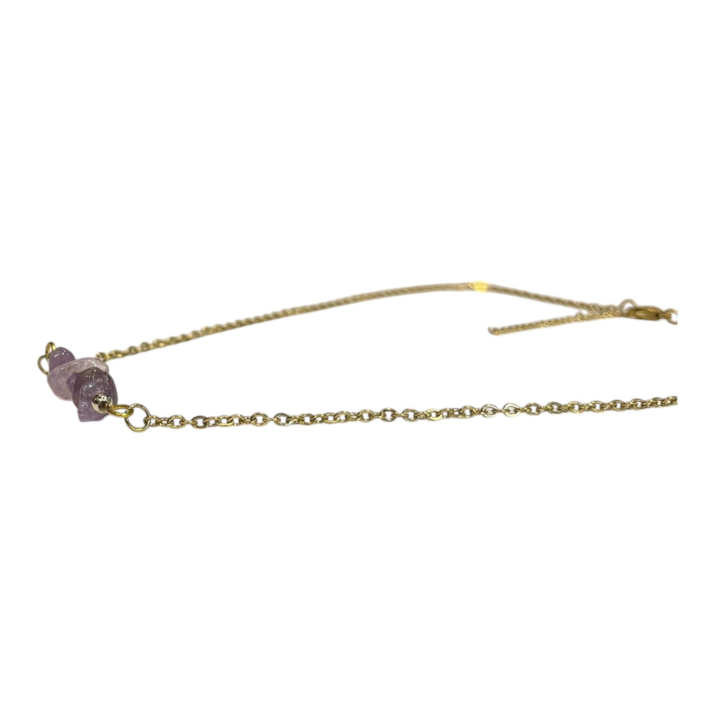 Collar Con Cuarzo Chip