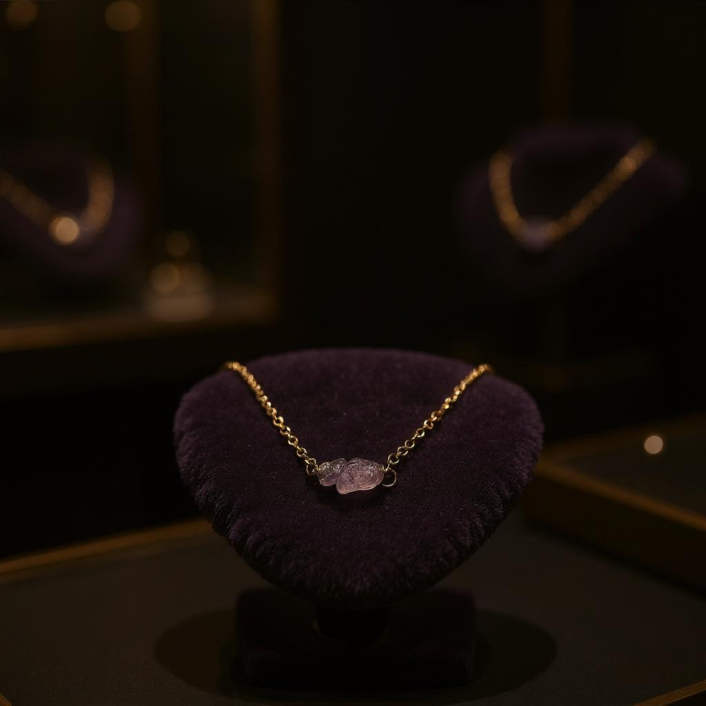 Collar Con Cuarzo Chip