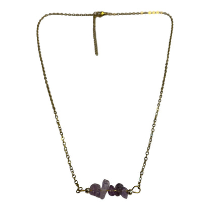 Collar Con Cuarzo Chip