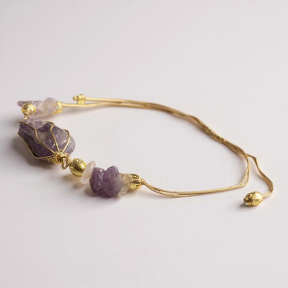 Pulsera Ajustable De Cuarzo