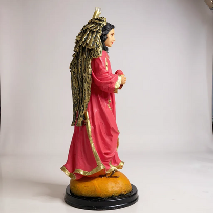 Arcangeles De 30 CM En Resina Pintados A Mano