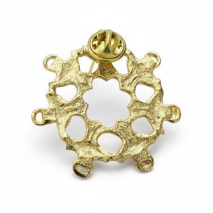 Círculo De Ángeles Baño De Oro Con Cristalprendedor