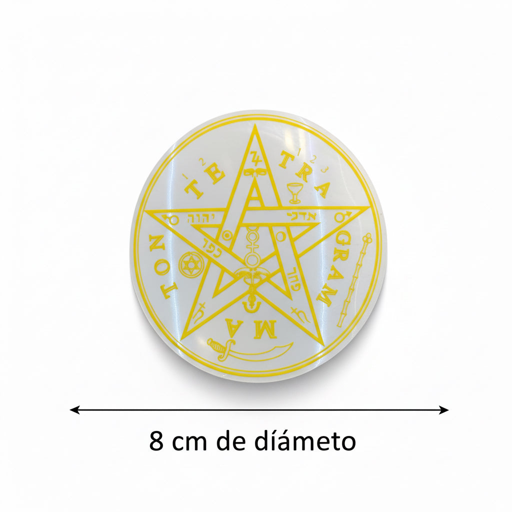 Tetragramaton Calcomanía Estampa Stickers 9cm by ARTICULOS ESOTERICOS LETY