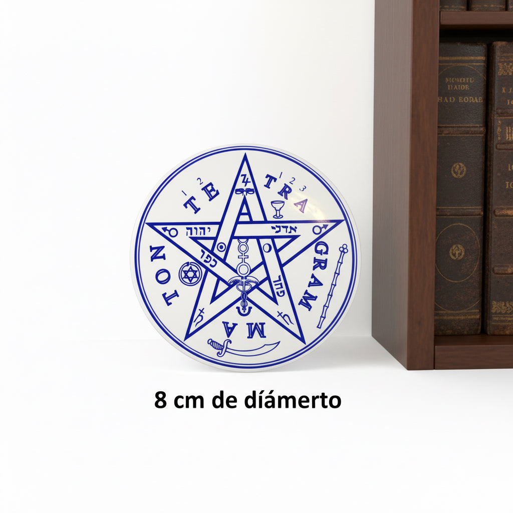 Tetragramaton Calcomanía Estampa Stickers 9cm by ARTICULOS ESOTERICOS LETY