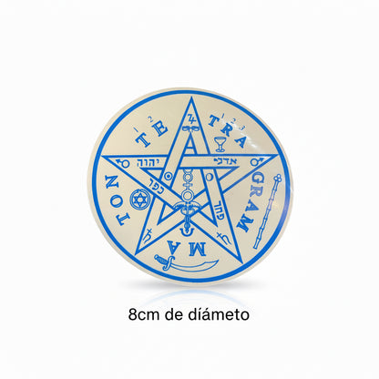 Tetragramaton Calcomanía Estampa Stickers 9cm by ARTICULOS ESOTERICOS LETY