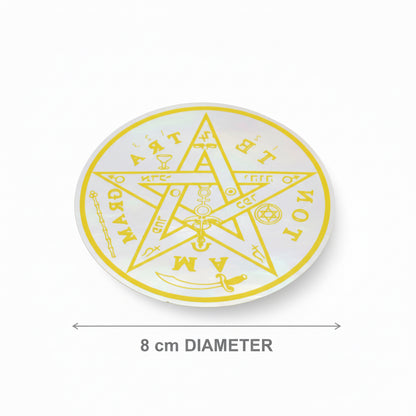 Tetragramaton Calcomanía Estampa Stickers 9cm by ARTICULOS ESOTERICOS LETY