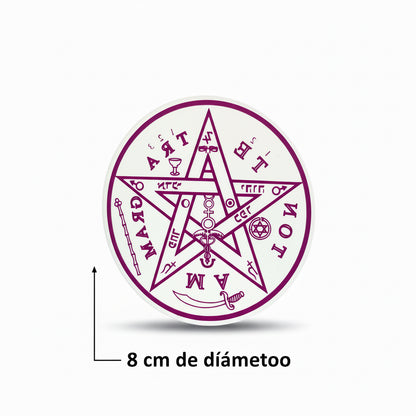 Tetragramaton Calcomanía Estampa Stickers 9cm by ARTICULOS ESOTERICOS LETY
