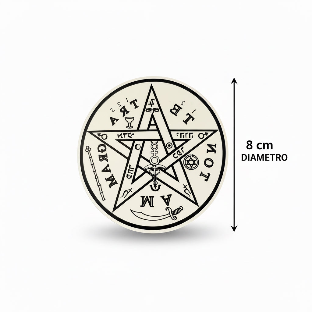 Tetragramaton Calcomanía Estampa Stickers 9cm by ARTICULOS ESOTERICOS LETY