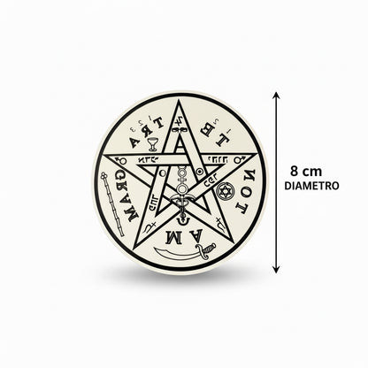 Tetragramaton Calcomanía Estampa Stickers 9cm by ARTICULOS ESOTERICOS LETY