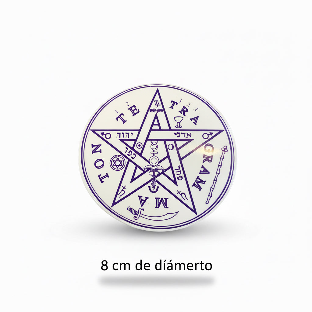 Tetragramaton Calcomanía Estampa Stickers 9cm by ARTICULOS ESOTERICOS LETY