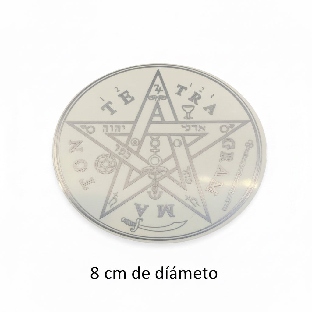 Tetragramaton Calcomanía Estampa Stickers 9cm by ARTICULOS ESOTERICOS LETY