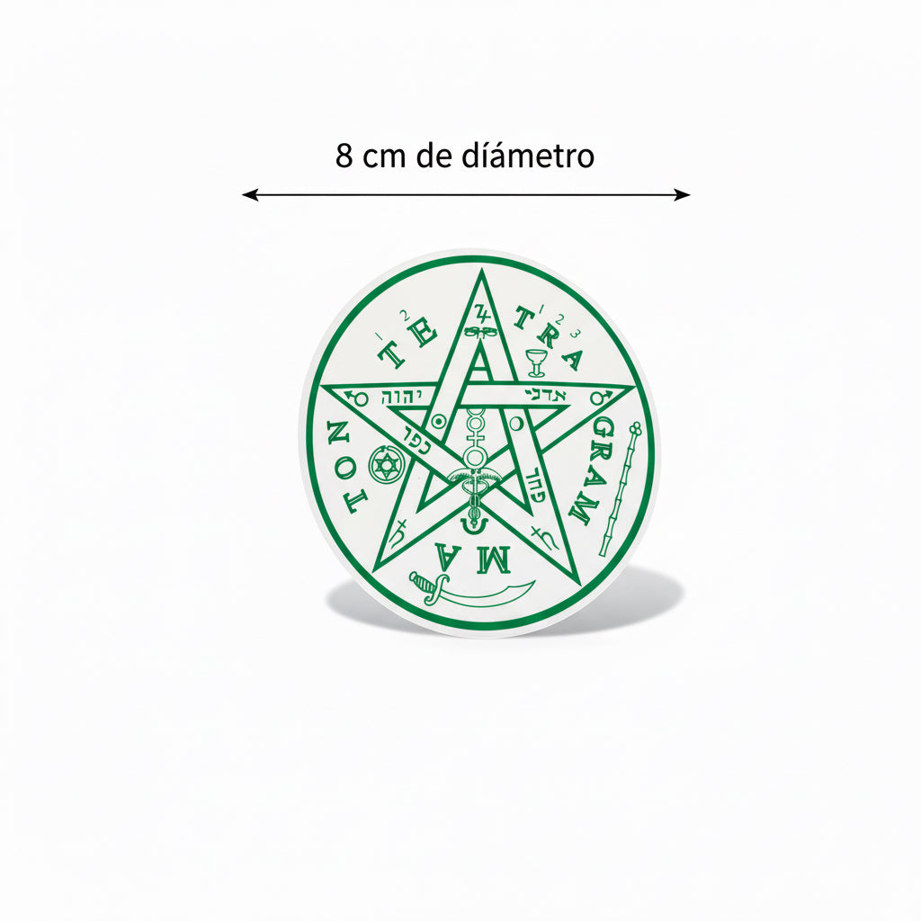Tetragramaton Calcomanía Estampa Stickers 9cm by ARTICULOS ESOTERICOS LETY