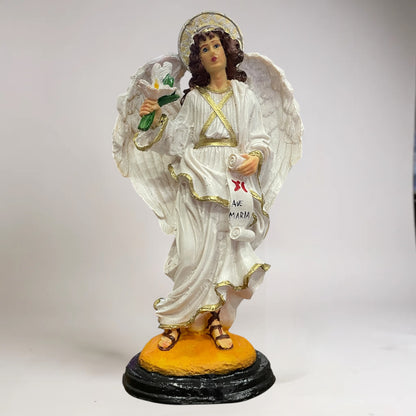 Arcangeles De 30 CM En Resina Pintados A Mano