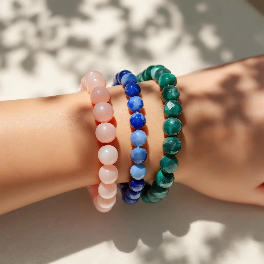 pulsera de cuarzo elastica