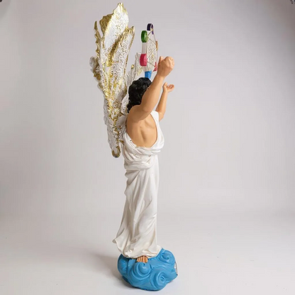 Metatron Arcangel Resina Nacional 34 Cm.
