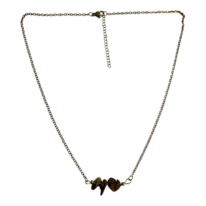 Collar Con Cuarzo Chip